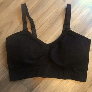 COPY - Kindred Bravely Black Pumping/Nursing Bra Small